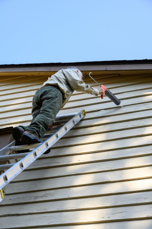 Sealing and Finishing Vinyl Siding Repair
